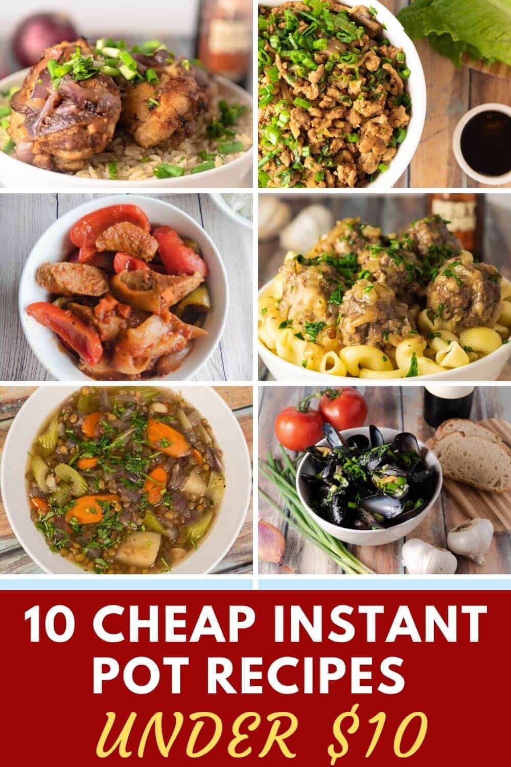 10 Cheap Instant Pot Recipes Under $10