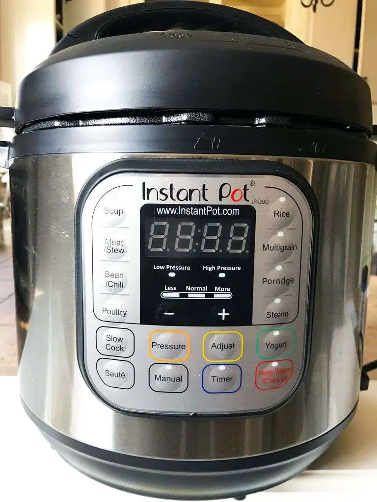 A quick guide to the buttons on your Instant Pot.