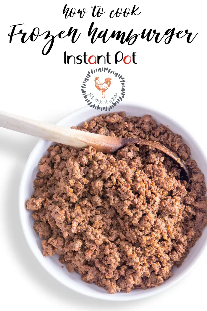 Can I cook frozen ground beef in the Instant Pot ...