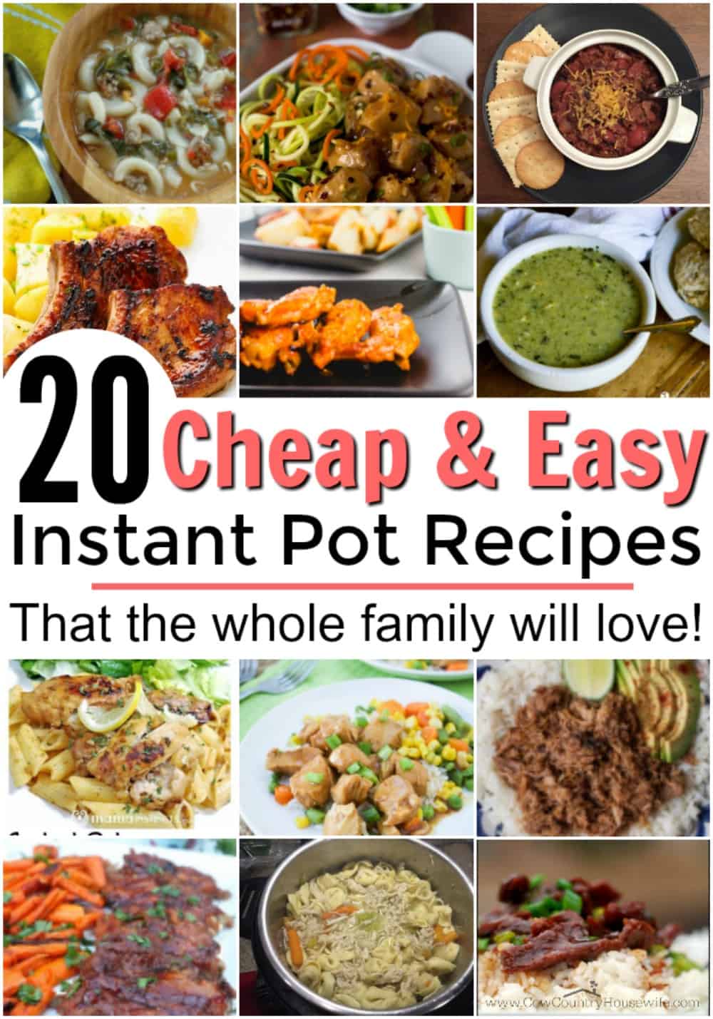 Cheap and Easy Instant Pot Recipes