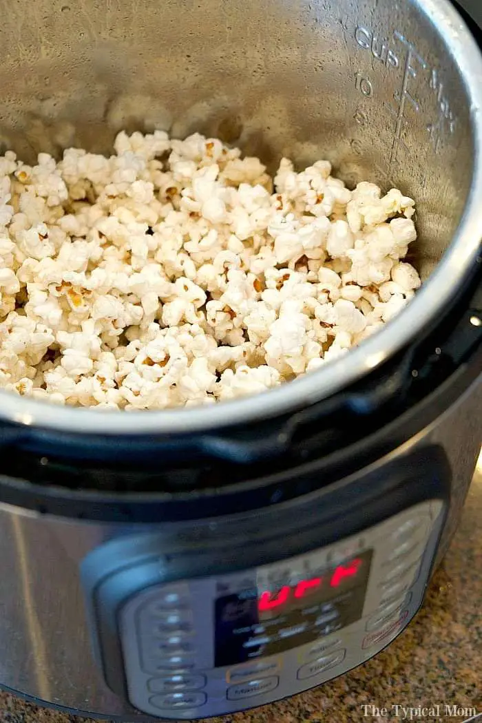 Easy Instant Pot Popcorn + Ninja Foodi Popcorn Recipe