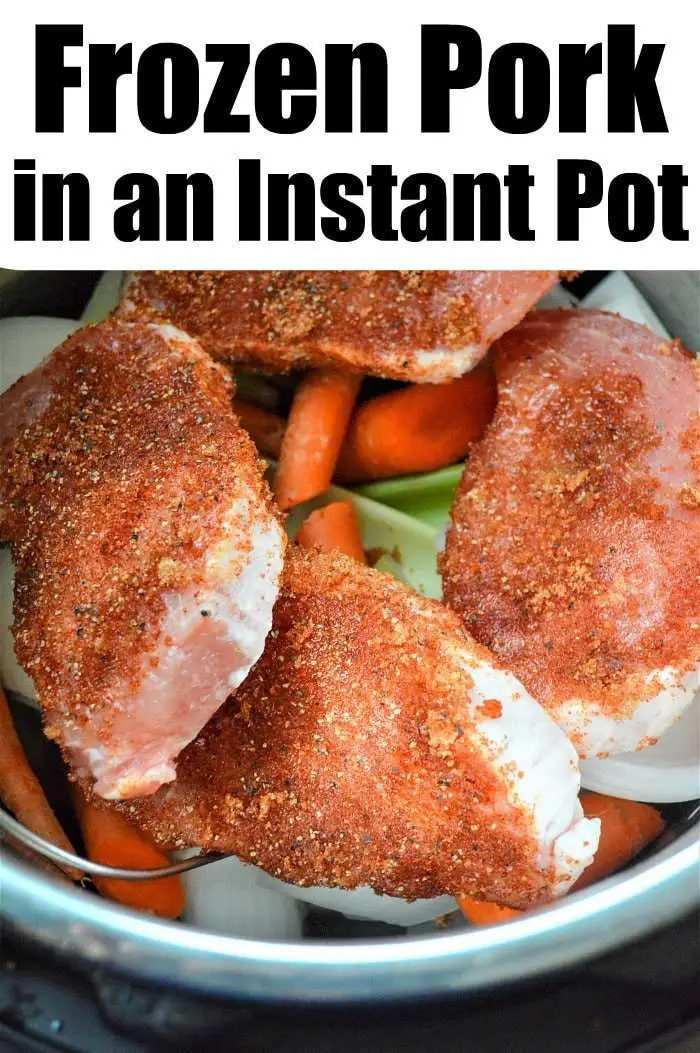 Frozen Pork Chops Instant Pot Instructions · The Typical Mom