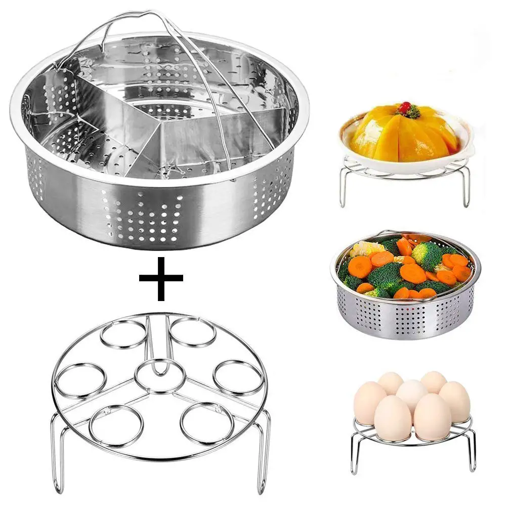 Hot Sale Instant Pot Accessories Steamer Basket with Egg Steamer Rack ...
