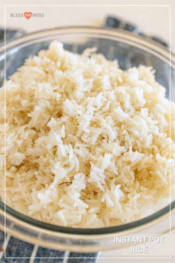 How to Cook White Rice in the Instant Pot  Bless this Mess