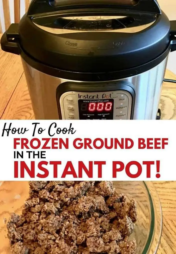 How to Defrost Frozen Ground Beef in the Instant Pot ...