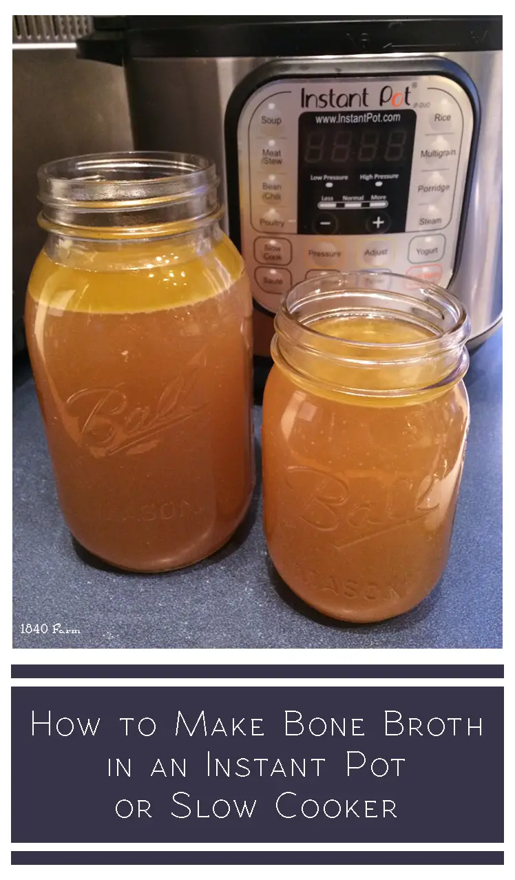 How To Make Bone Broth In an Instant Pot or Slow Cooker ...