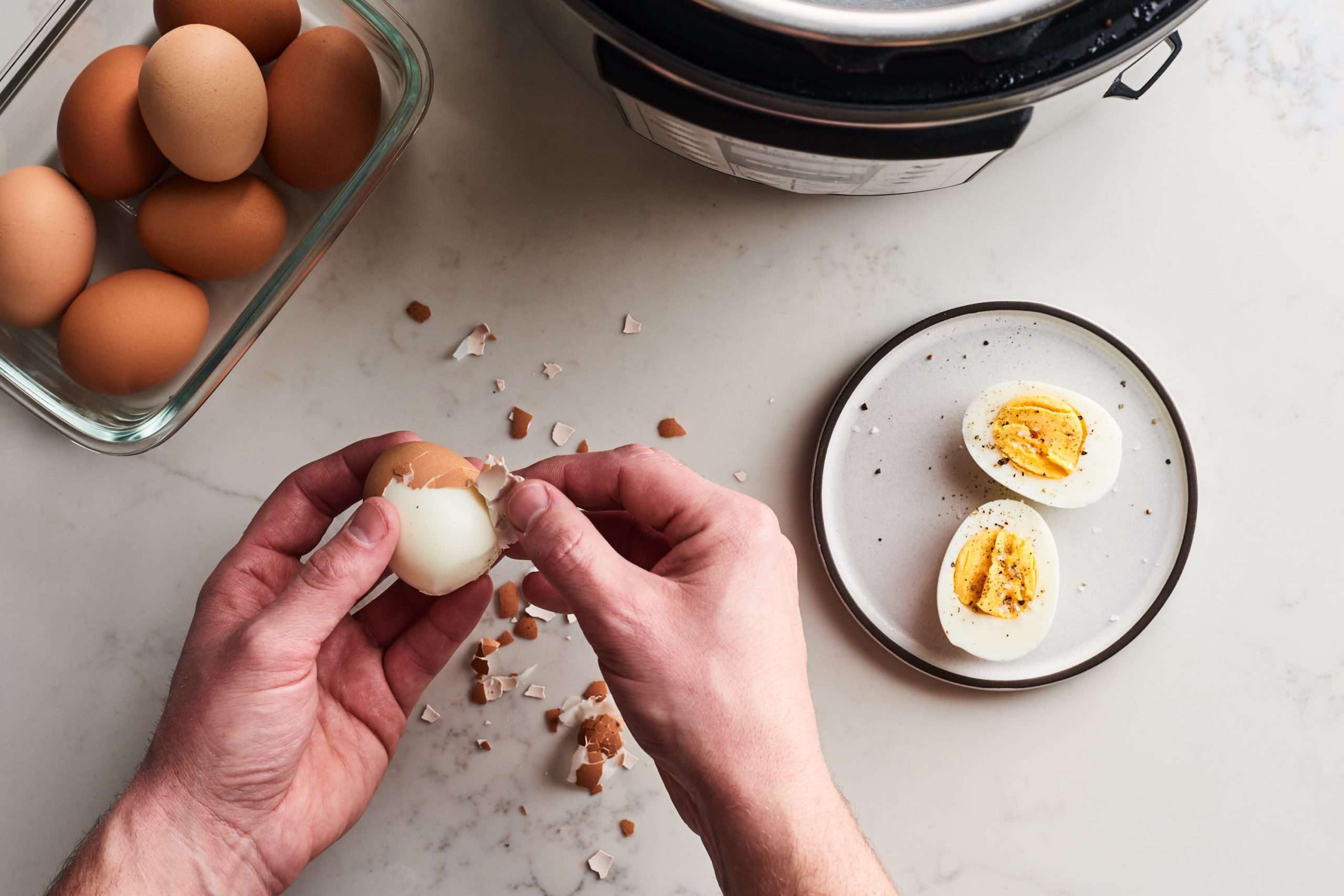 How To Make Perfect Hard Boiled Eggs In the Instant Pot ...