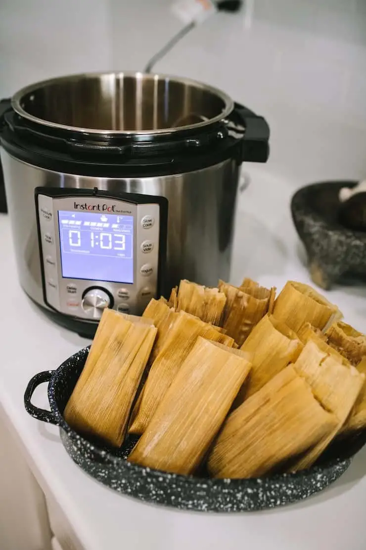 how to steam tamales in an Instant Pot Pork and Roasted ...
