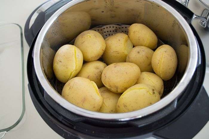 How to Steam Whole Potatoes in 13 Minutes!