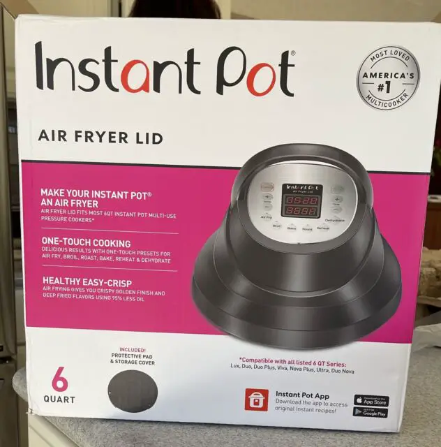 Instant Pot 6 Quart Dehydrate Air Fryer Lid for sale online