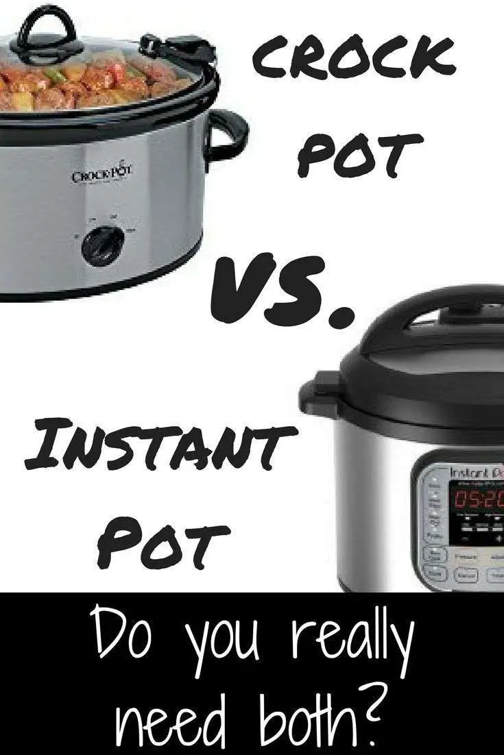 Instant Pot and Crock Pot Differences