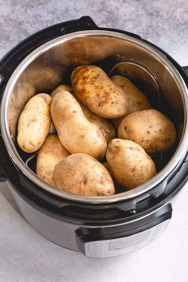 Instant Pot Baked Potatoes with Crispy Skin