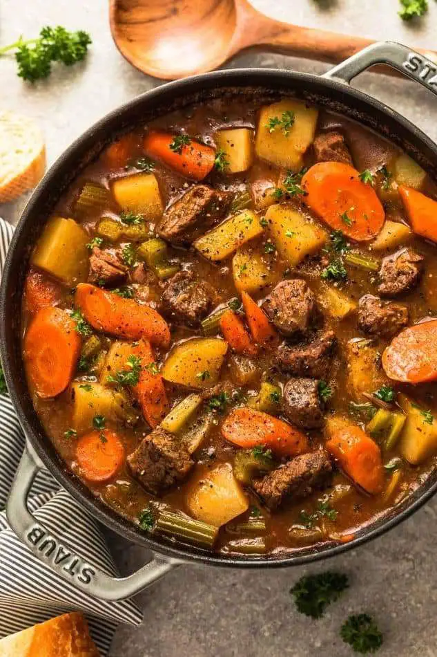 Instant Pot Beef Stew (Pressure Cooker) + Recipe Video