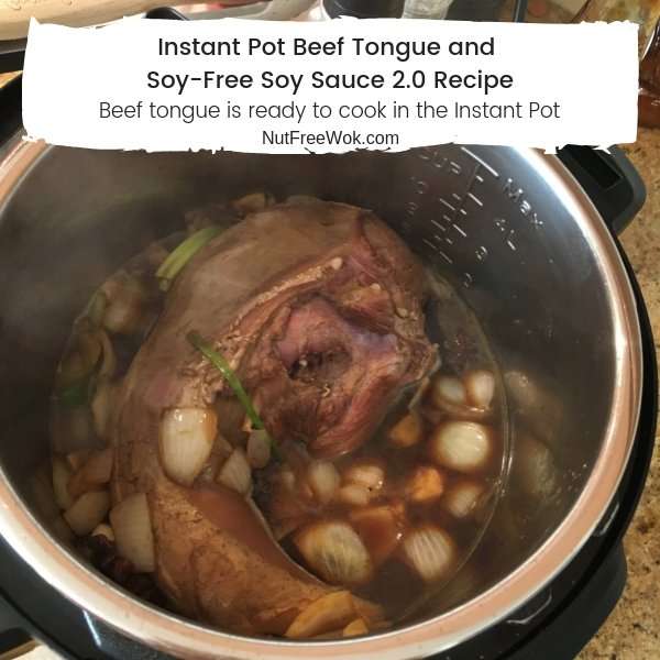 Instant Pot Beef Tongue and Soy