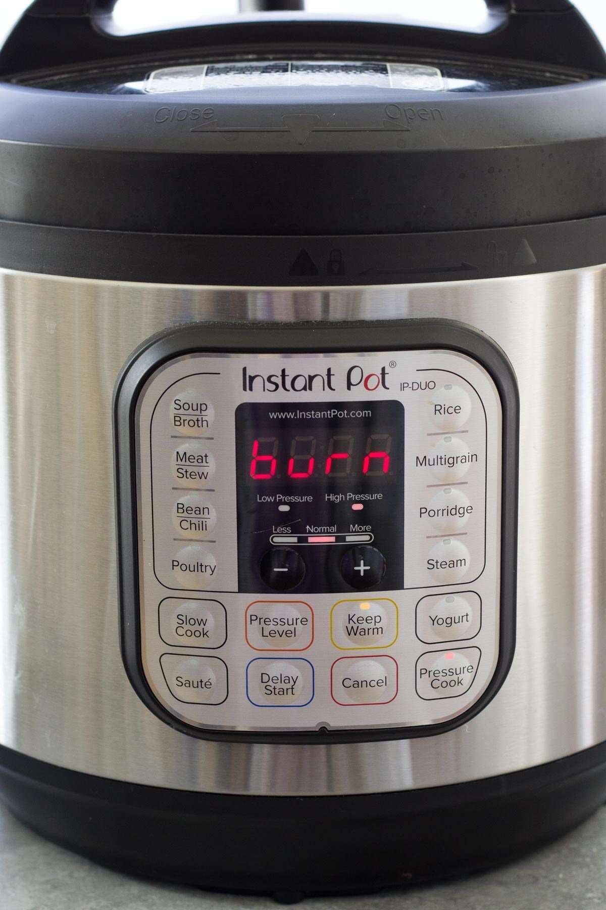 Instant Pot Burn Message