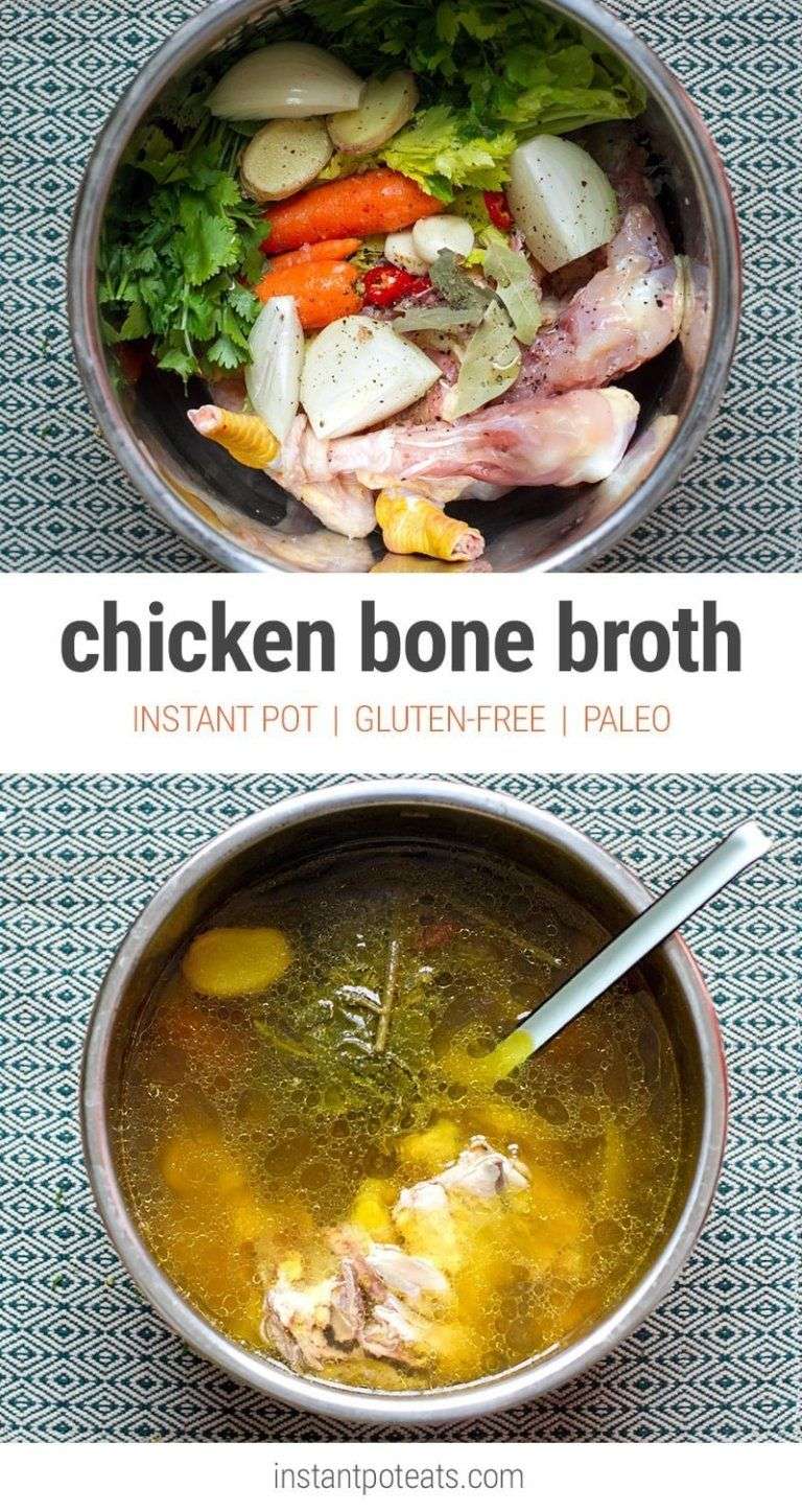 Instant Pot Chicken Bone Broth Recipe (In 3 Hours ...
