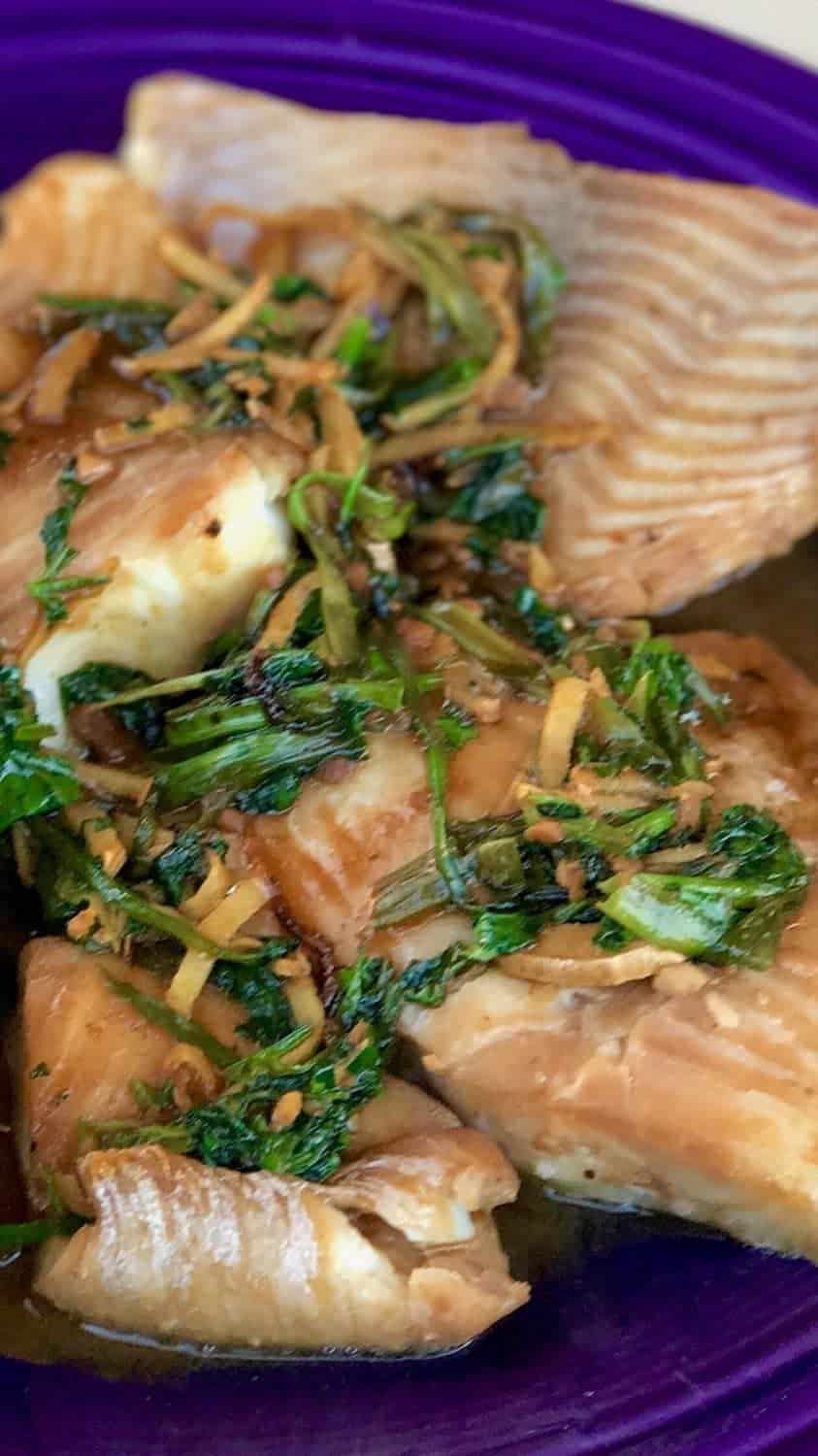 Instant Pot Chinese Style Steamed Ginger Scallion Fish ...