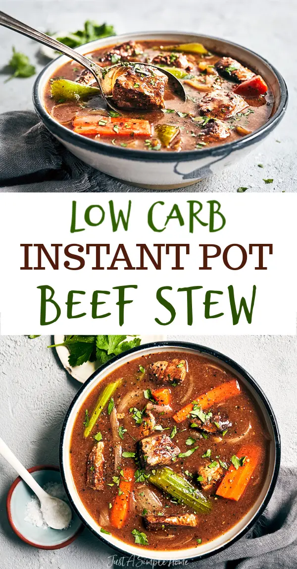 Instant Pot Low Carb Beef Stew
