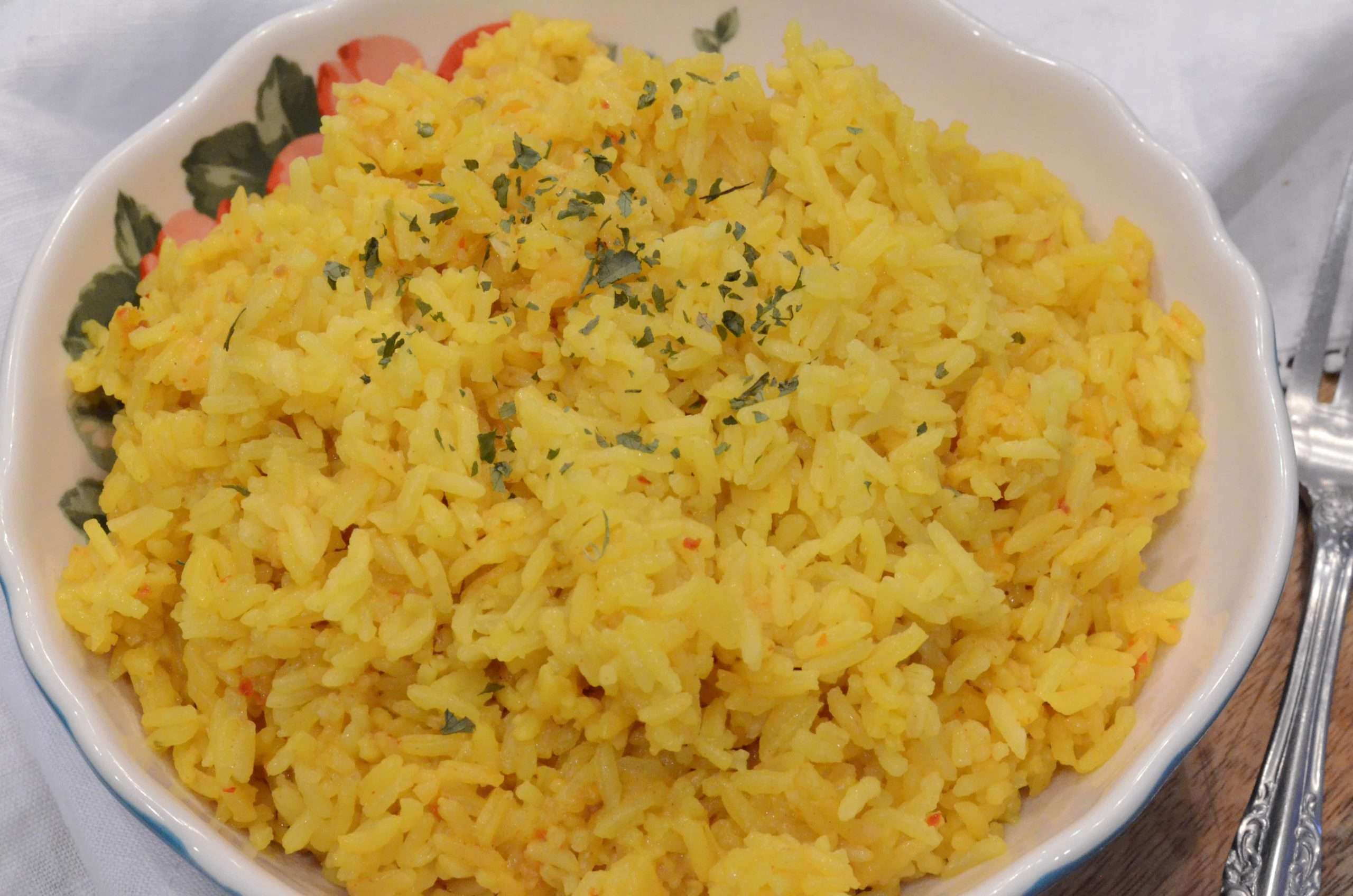 Instant Pot Packaged Saffron Yellow Rice