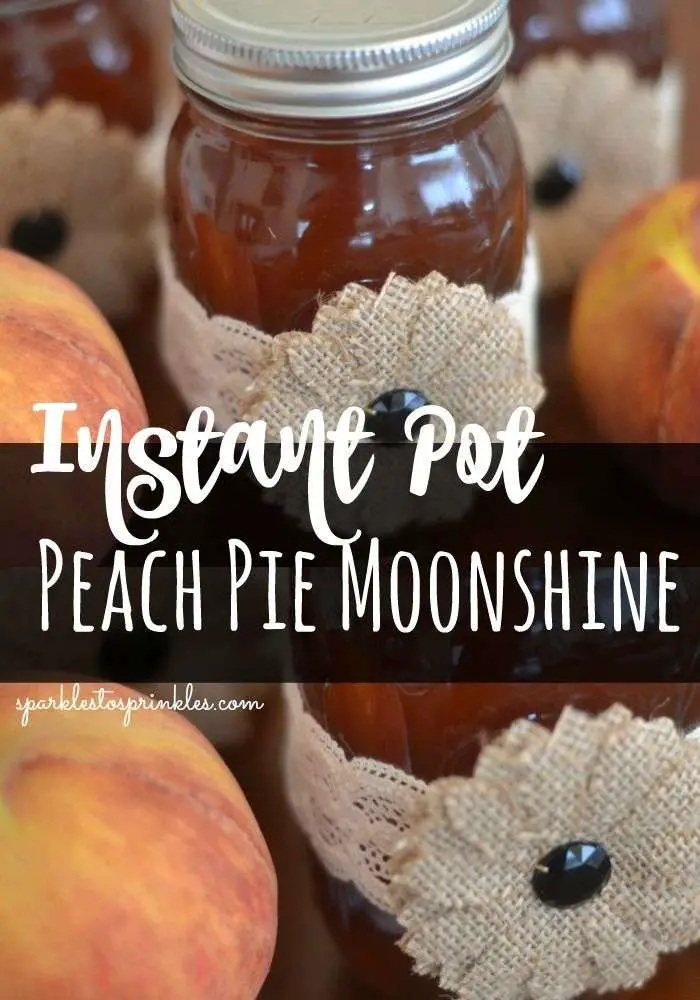 Instant Pot Peach Pie Moonshine