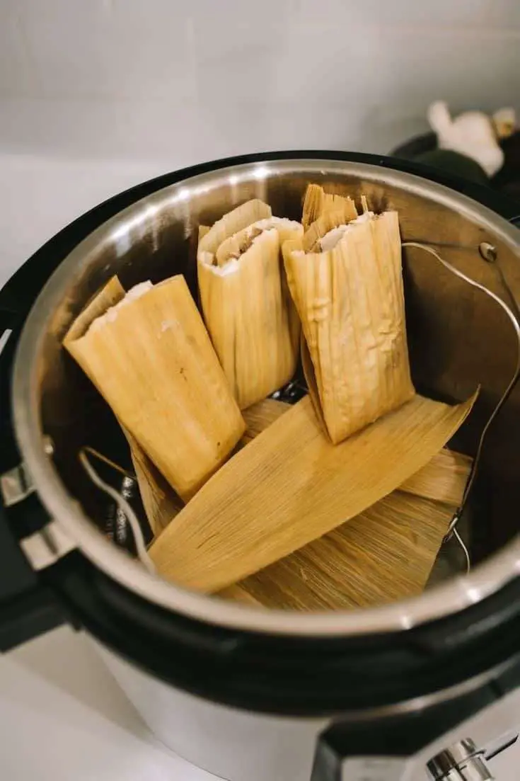Instant Pot Pork and Roasted Green Chile Tamales