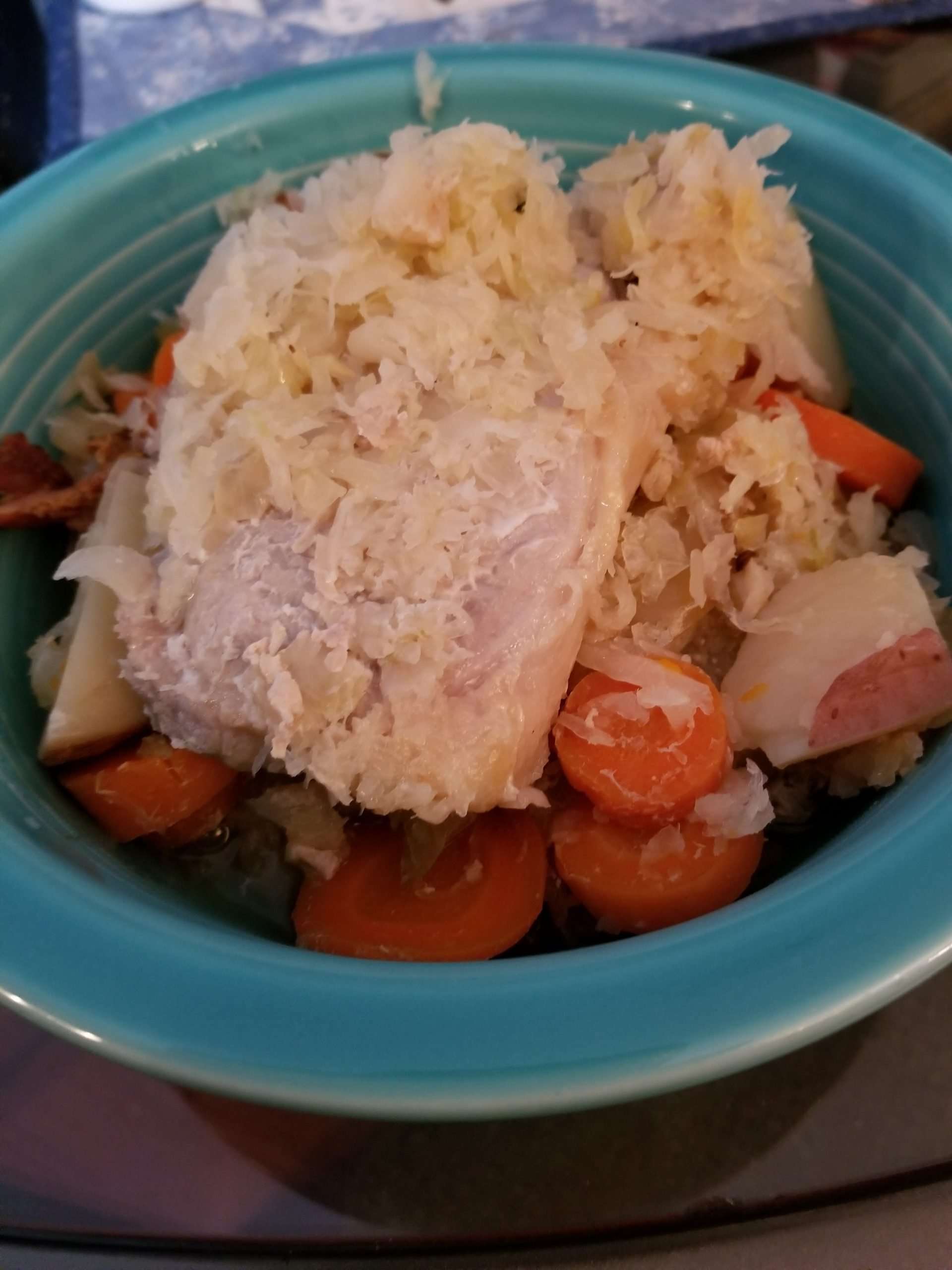 Instant Pot Pork Chop and Sauerkraut