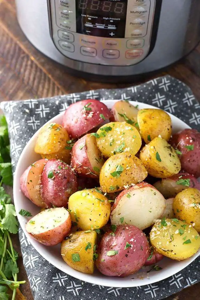 Instant Pot Potatoes with Herb Butter