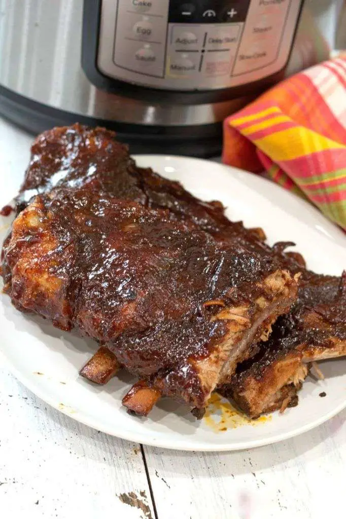 Instant Pot Ribs are delicious and fall off the bones ...