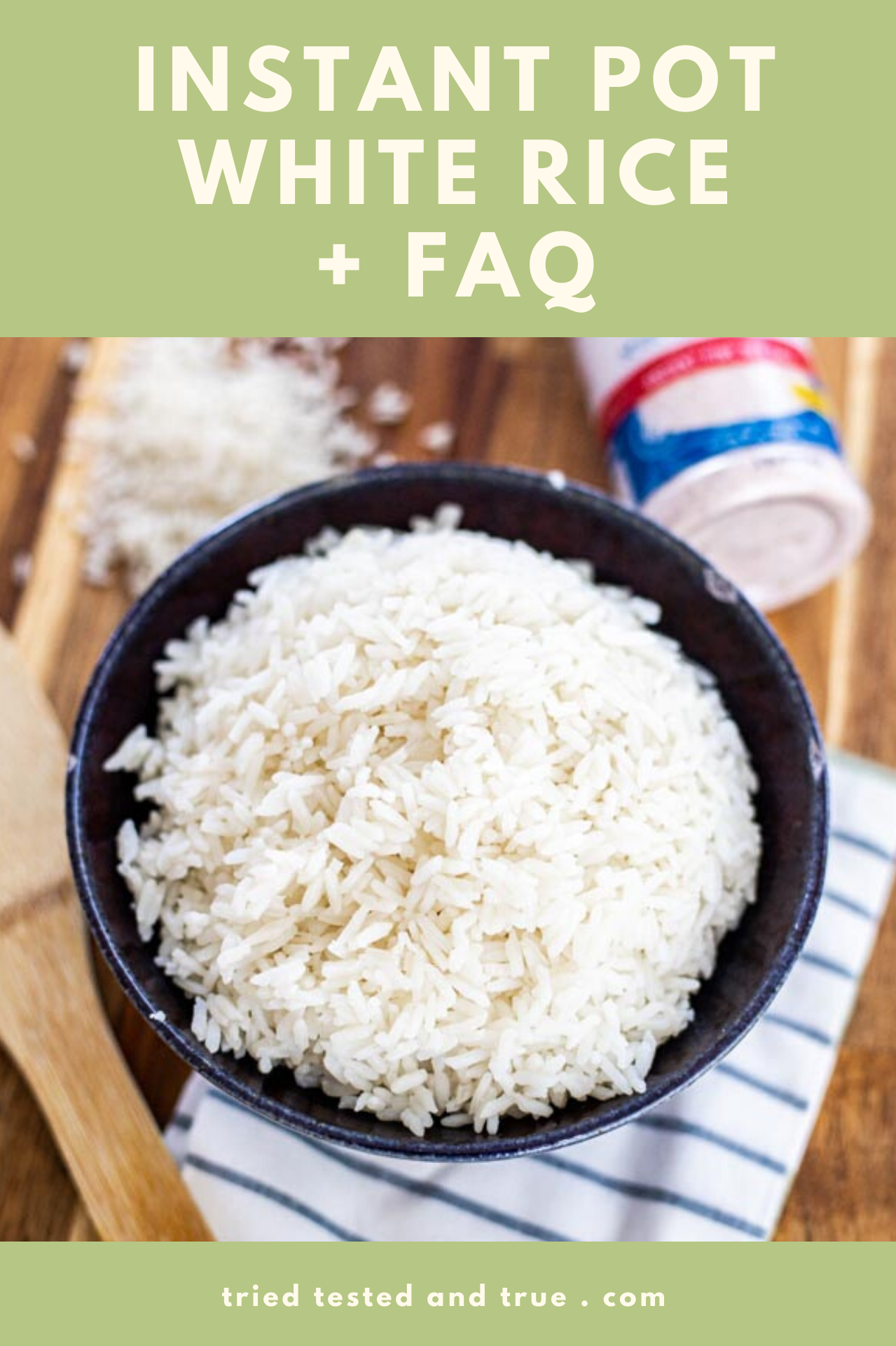 Instant Pot Rice + FAQ