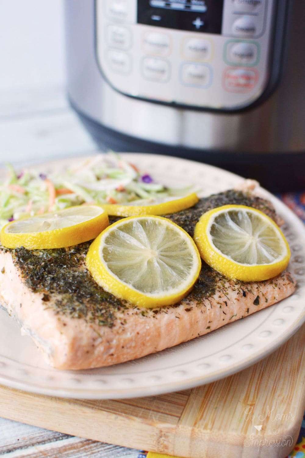 Instant Pot Salmon With Lemon Recipe