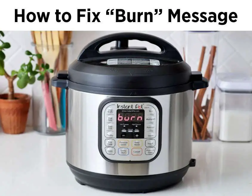 Instant Pot Says Burn
