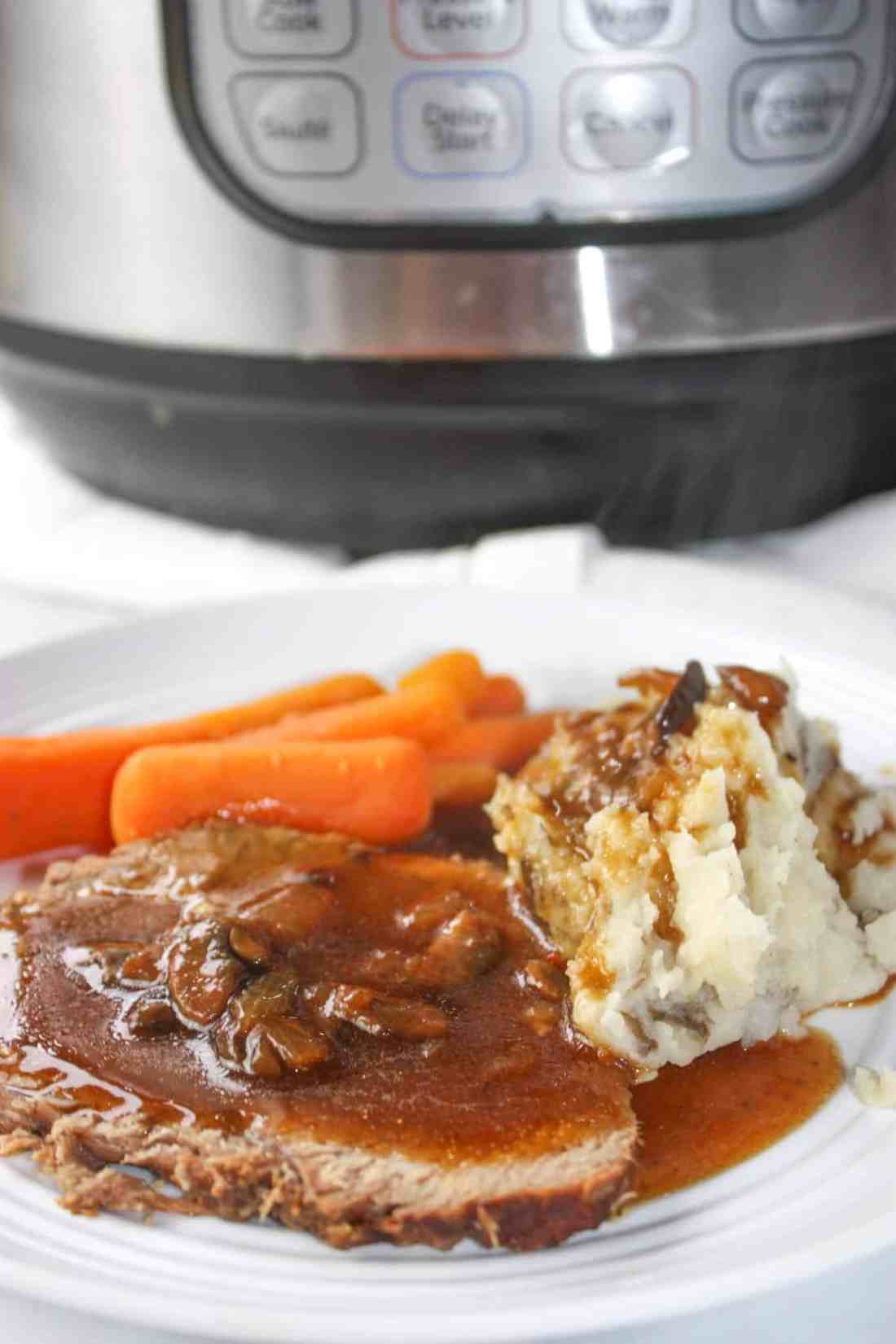 Instant Pot Sirloin Tip Roast with Gravy and Vegetables ...