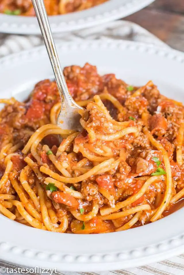 Instant Pot Spaghetti with Homemade Meat Sauce {Mushrooms ...