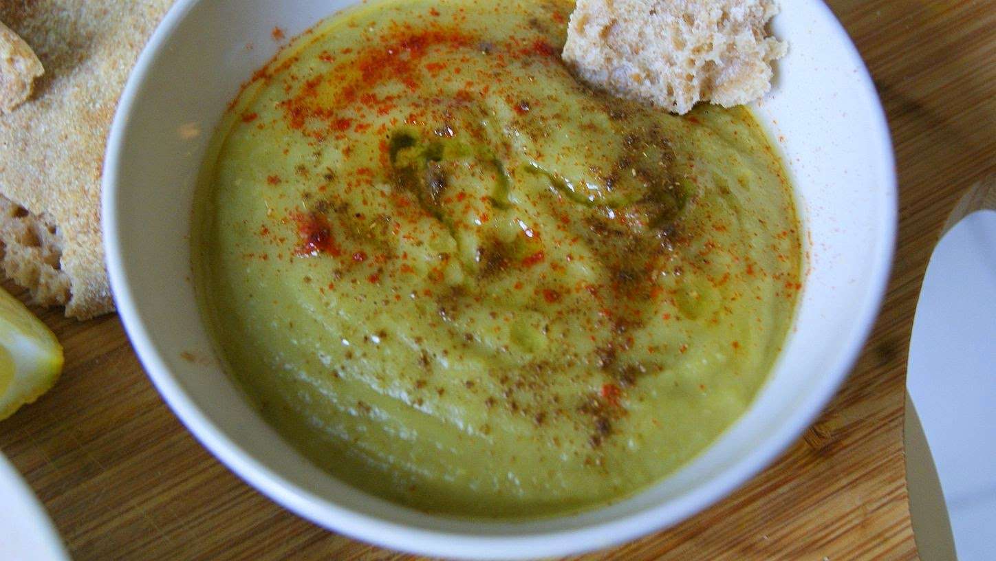 Moroccan Bissara with dried fava beans purée (or dip if ...