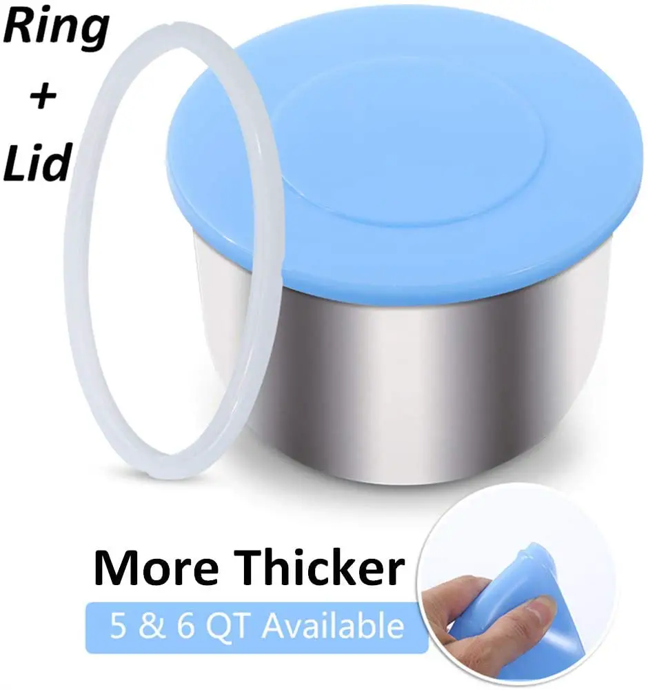 Original Silicone Lid and Silicone Ring for Instant Pot Pressure Cooker ...