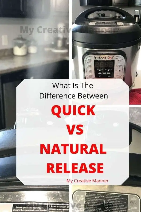 Quick VS. Natural Release In An Instant Pot ~ My Creative ...