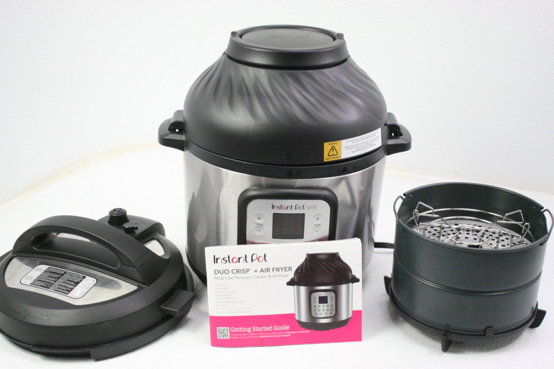 SEE NOTES Instant Pot Air Fryer Combo 8 QT Electronic Pressure Cooker ...