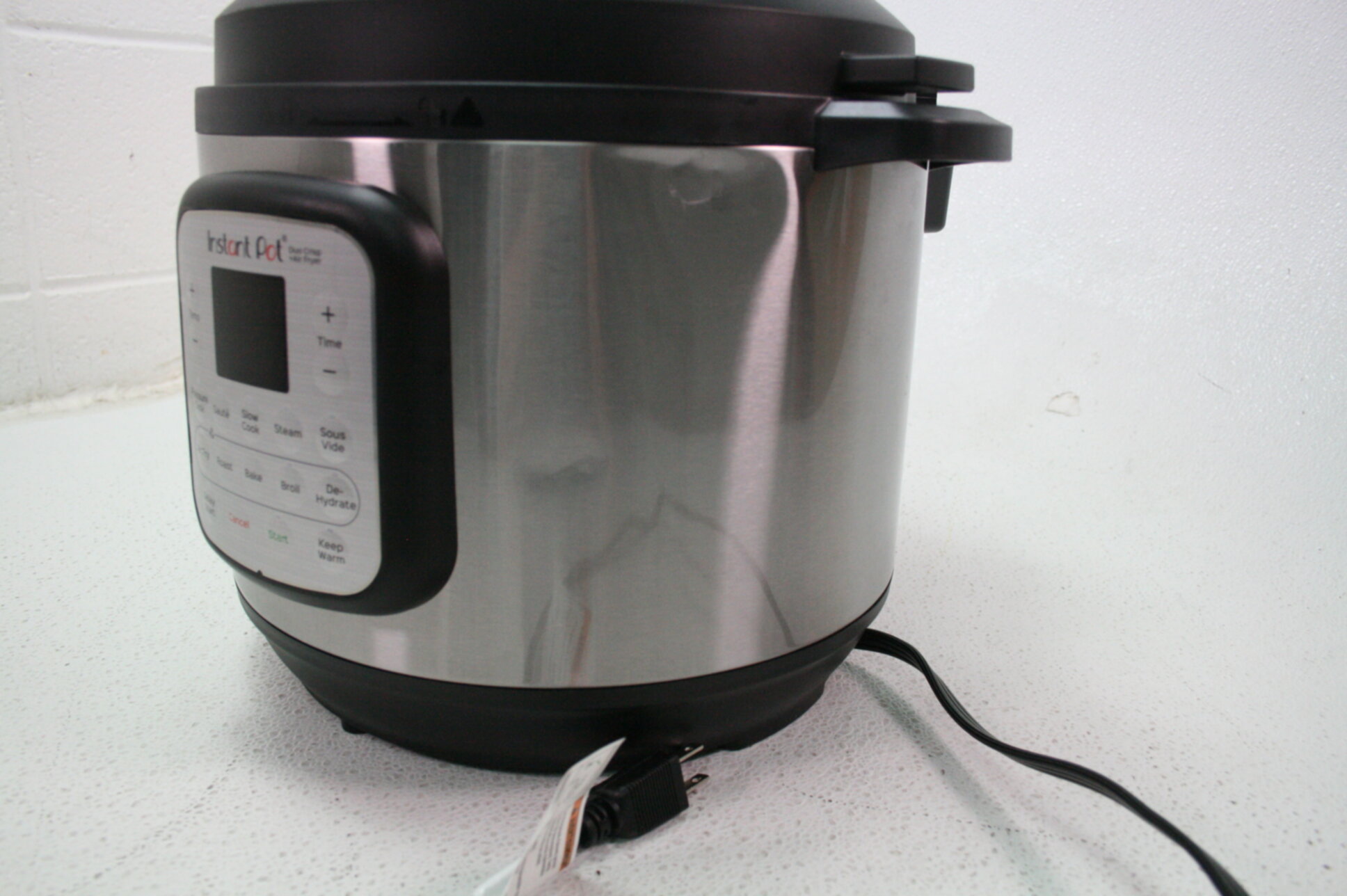 SEE NOTES Instant Pot Air Fryer EPC Pressure Cooker Combo 8 Qt Black ...