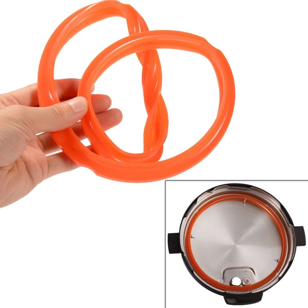 Silicone Sealing Ring for 8 Qt, Replacement Seal Gasket for Instant Pot ...