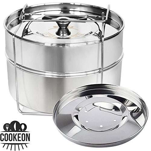 Stackable Steamer Insert Pans for Pressure Cooker by ...