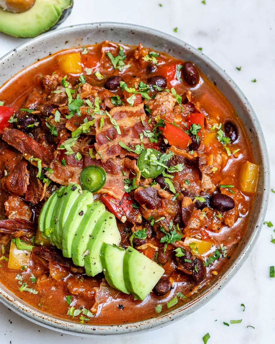 This Crockpot Chili with Bacon for Instant Pot or Crock Pot is So Yummy ...