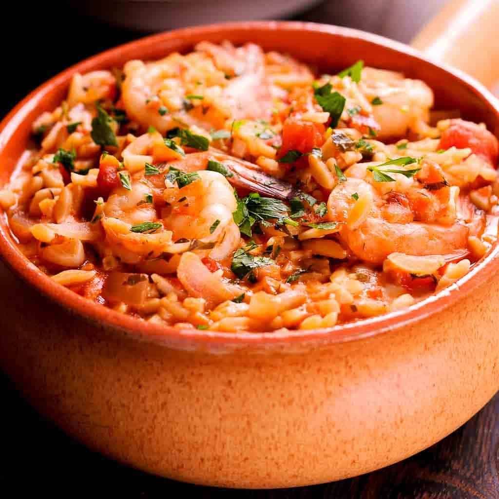 This Instant Pot Orzo with Shrimp, Tomatoes and Feta ...