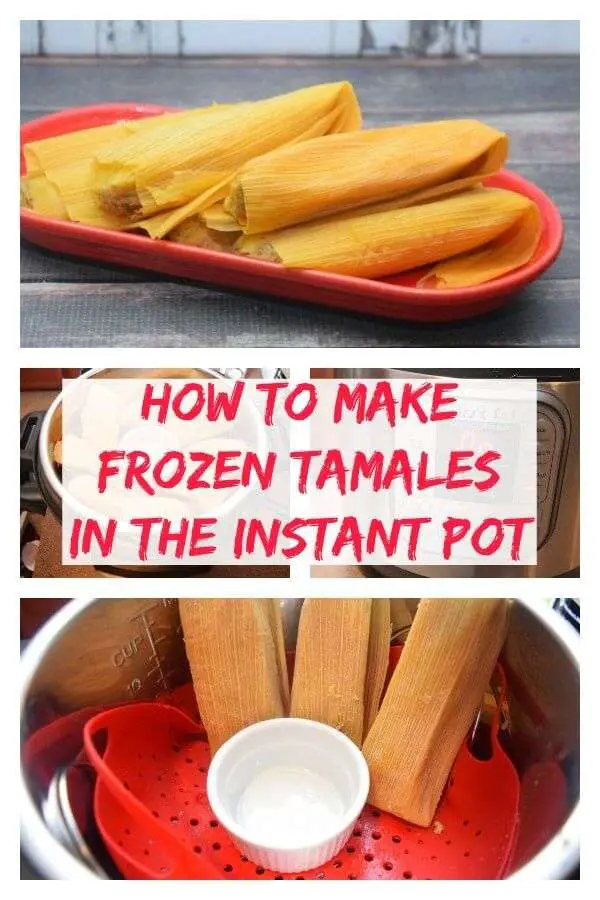 You bought some tamales or made tamales and precooked them ...