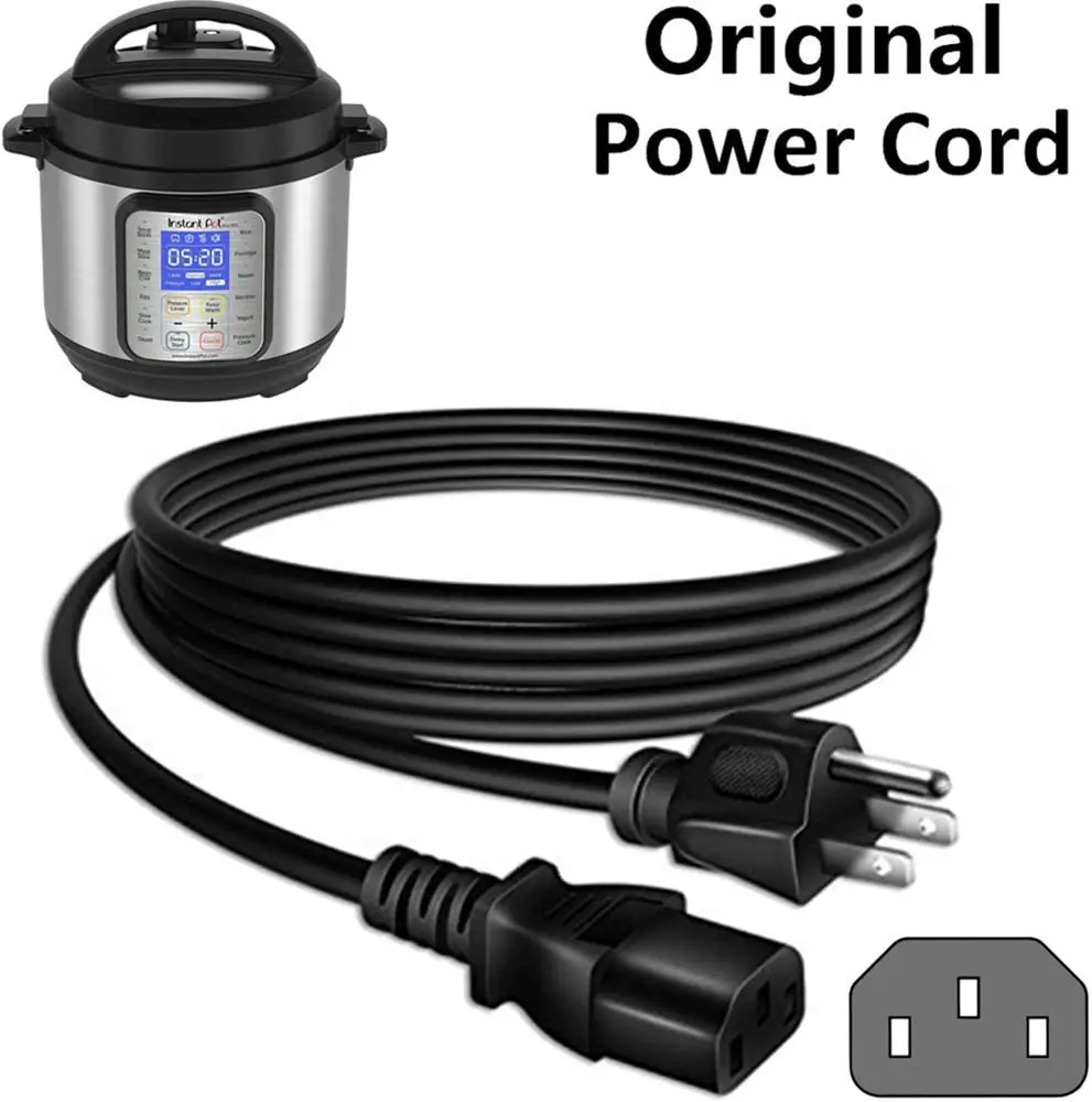 Zonefly Power Cord Compatible for Instant Pot Electric Pressure Cooker ...